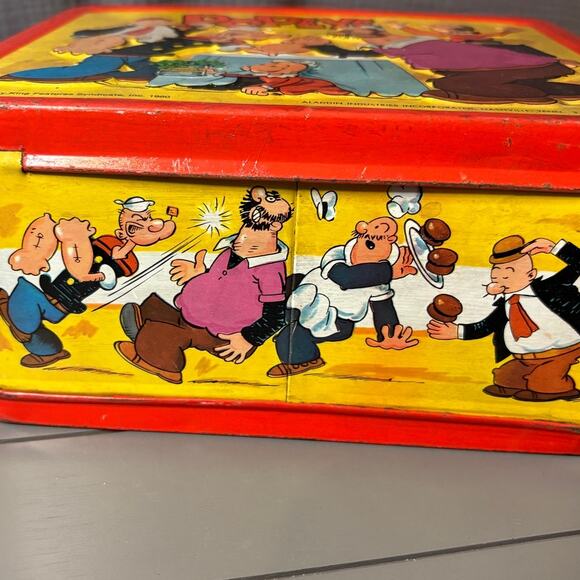 1980 Vintage Popeye Metal Lunchbox - Picture 6 of 7